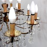Lustre en cristal, milieu XXe