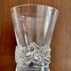 7 crystal glasses Daum "Torcy", liqueur or Porto, 1950