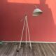 Reading floor lamp with an adjustable arm and head