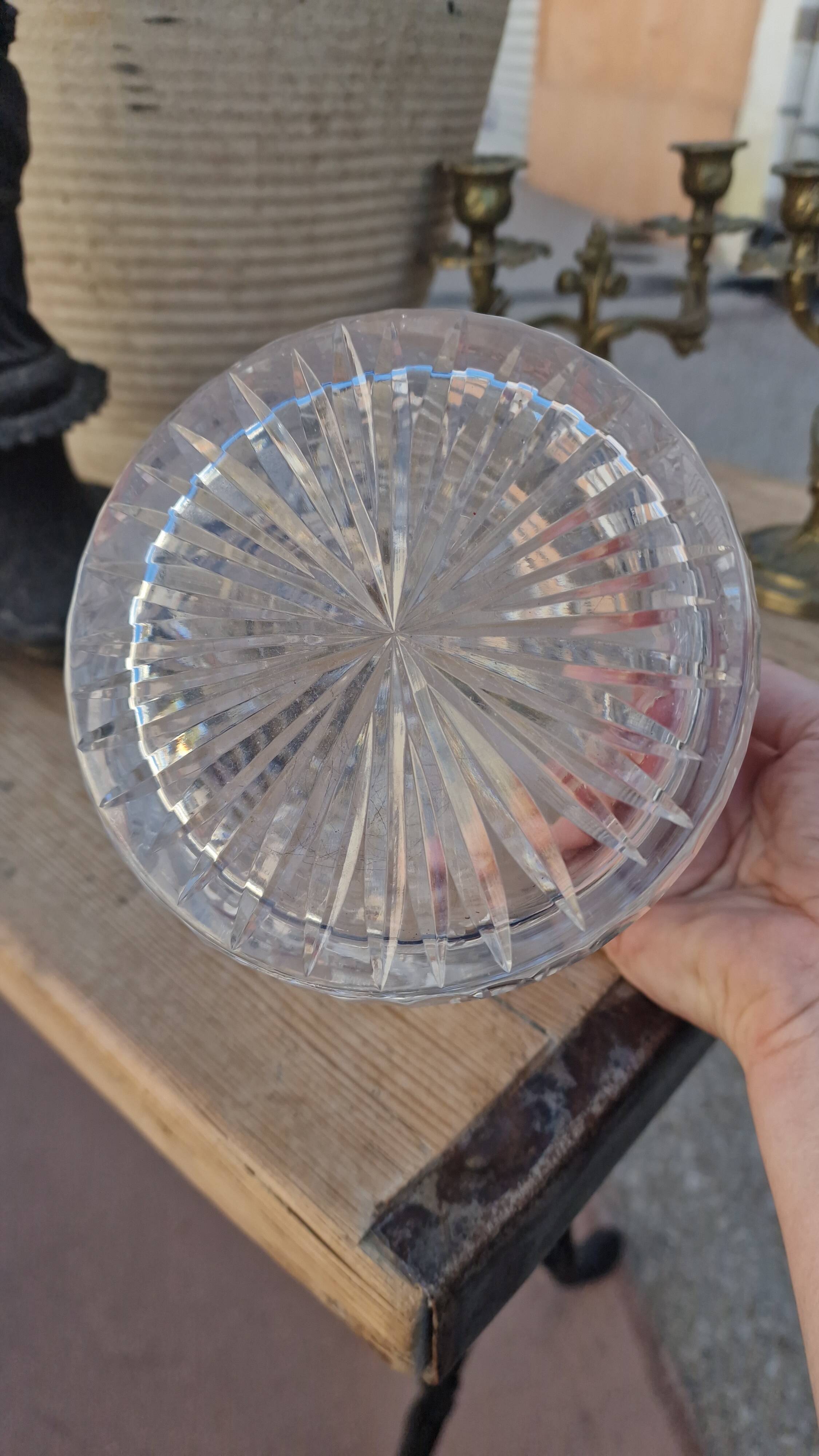 Cut crystal candy box