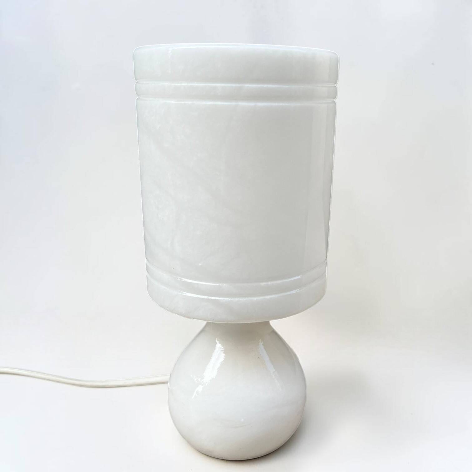 White alabaster lamp - Alabaster night light