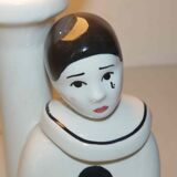Lamp in ceramic, Pierrot, 70's
