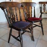 Bistro chairs and armchair