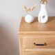 Commode vintage 50/60 rénovée hêtre et pieds compas