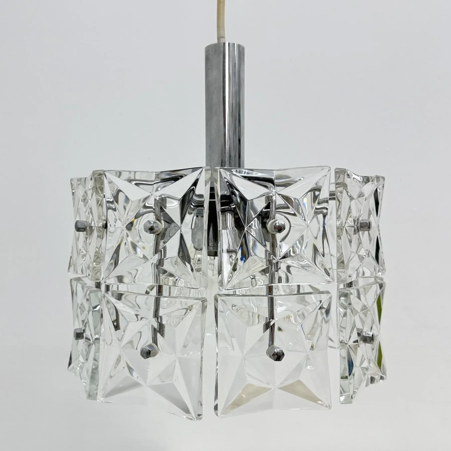 Mid-century design Kinkeldey hanging lamp, 1970s