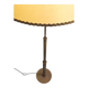Late Art Deco floor lamp in bronze, 1940s.