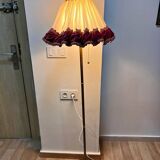 Unique floor lamp in Marie Antoinette style with a golden base.