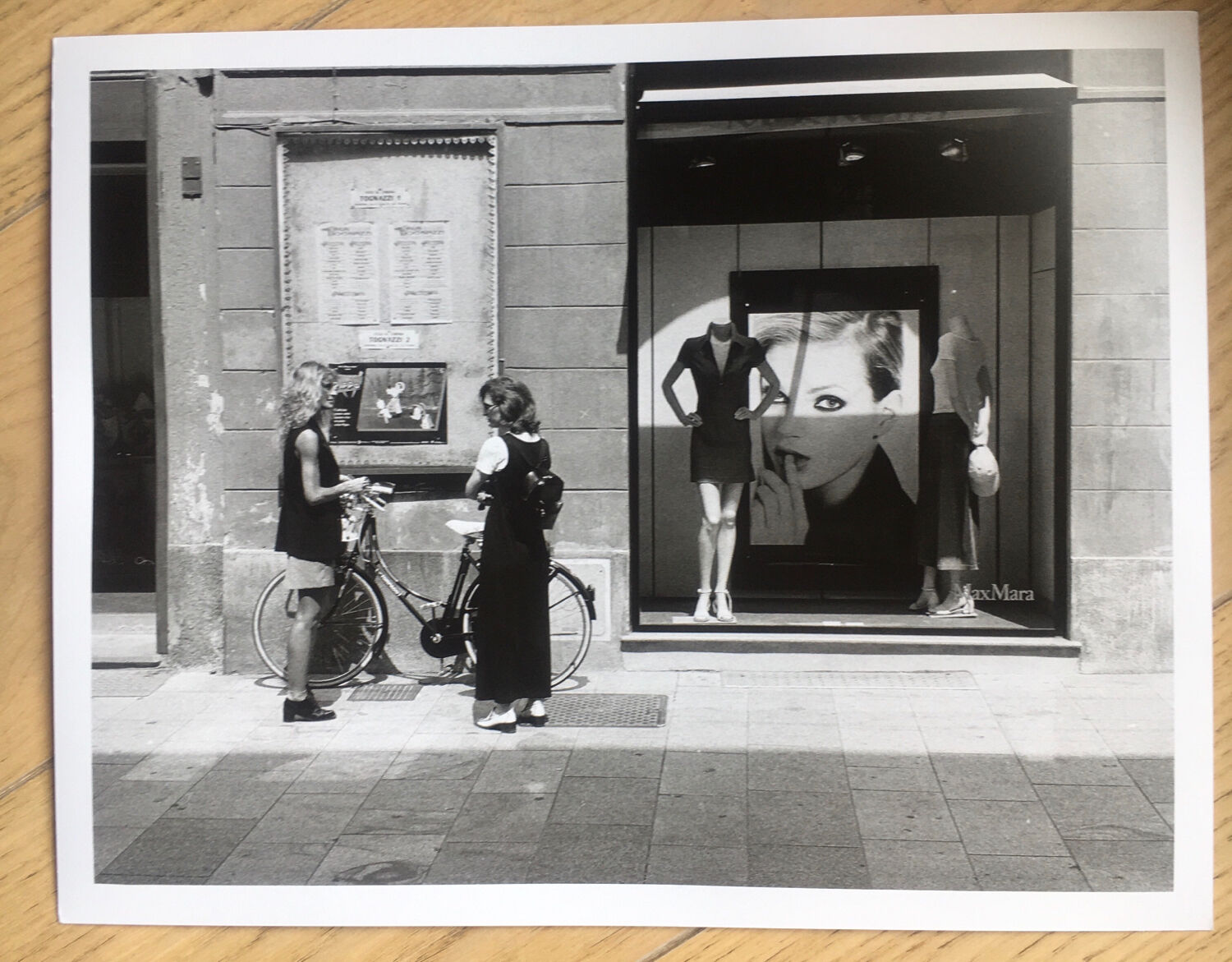Woman fashion showcase Max Mara, 90s