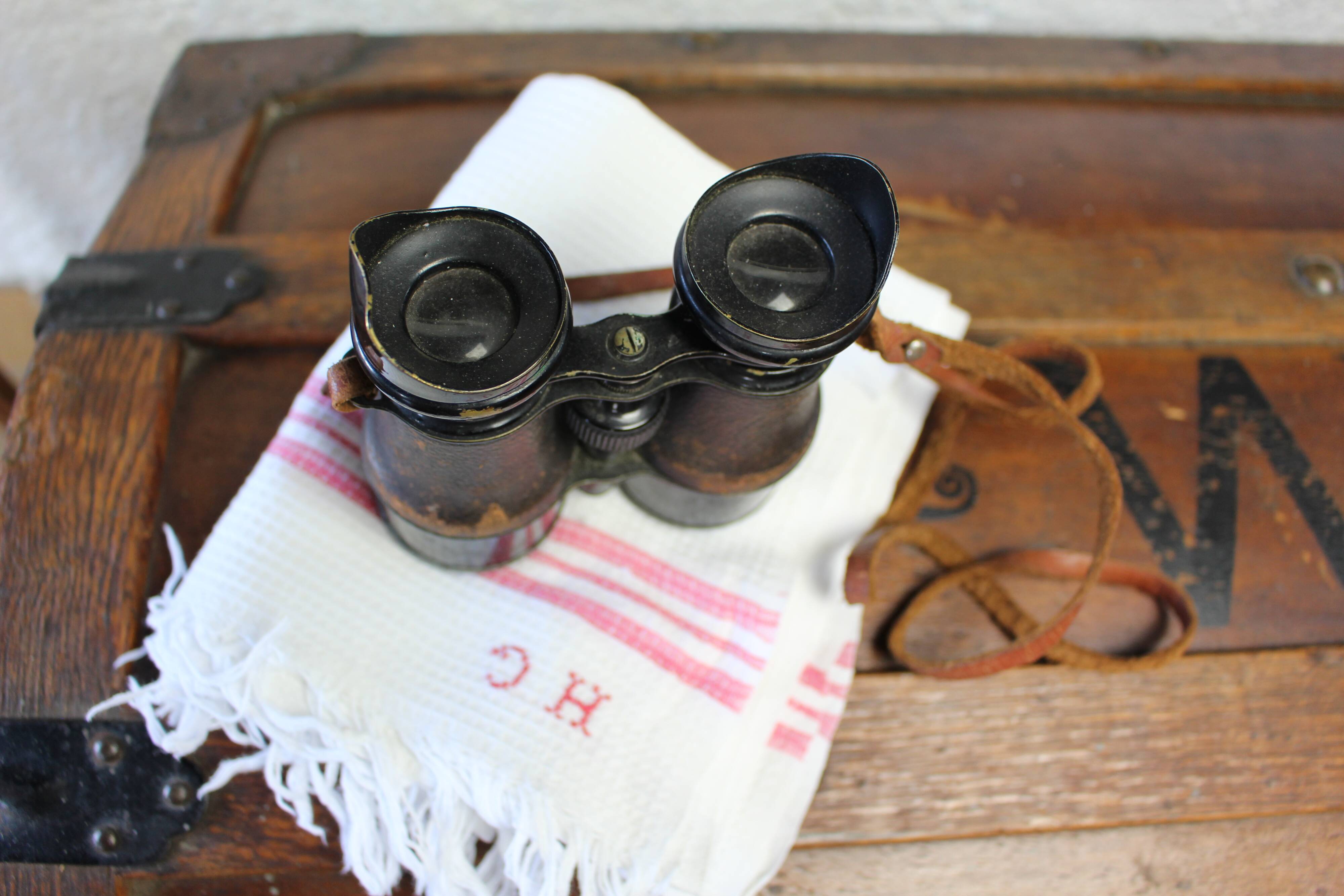 Pair of old binoculars