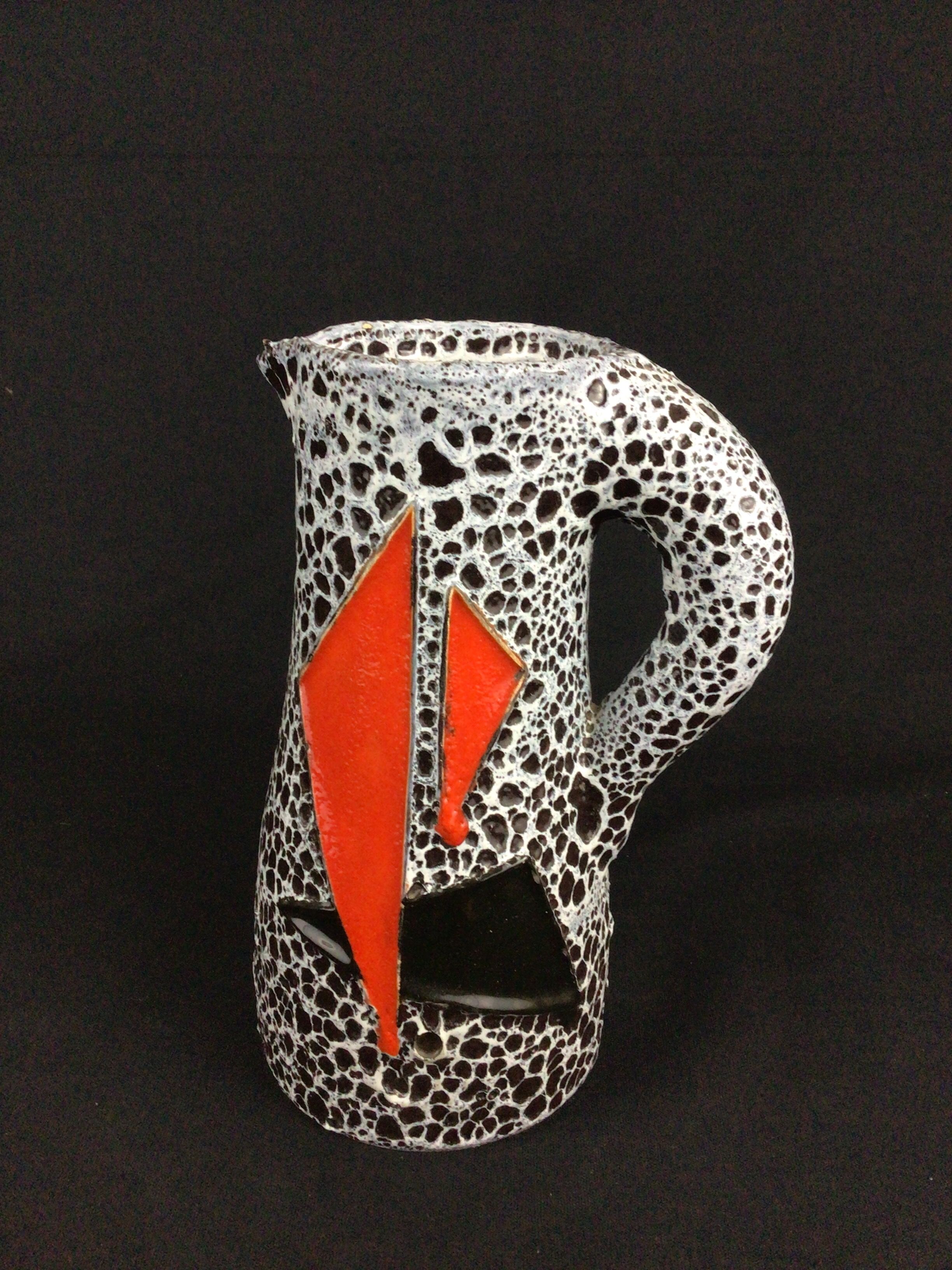 Pitcher ceramic vase Vallauris Le Vaucour