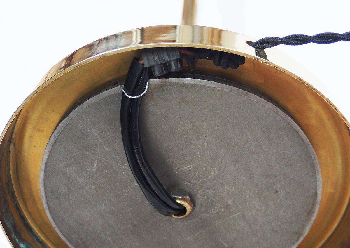 Brass floor lamp from the 1960s