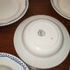 6 assiettes creuses Moulin des loups et Hamage Orchies France à motifs Années 50