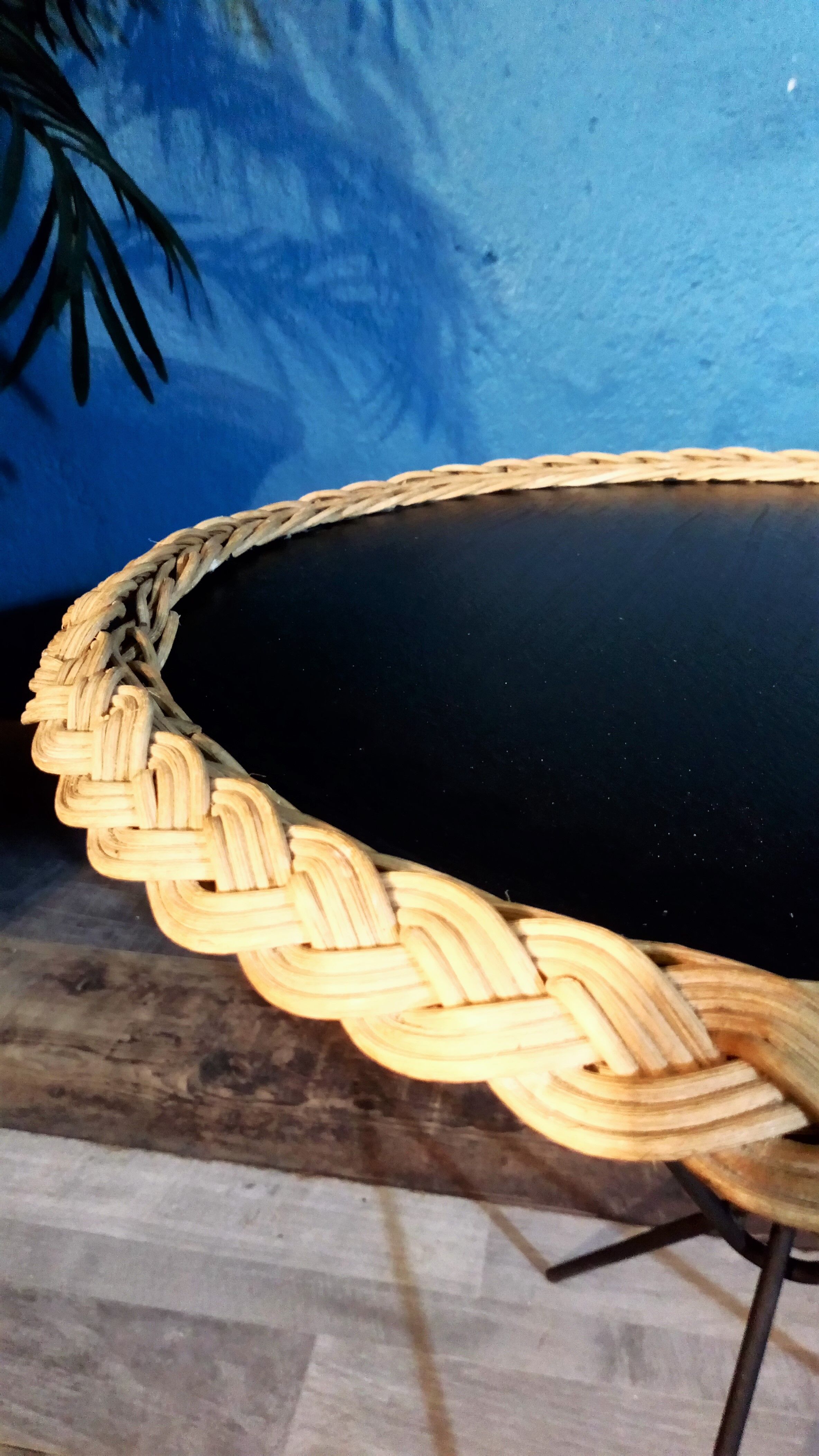 Rattan sofa tip 1950s