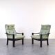 Mid-Century Danish Lounge Chairs and Coffe Table, 1970s.