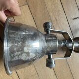 vintage silver metal wall light 250901