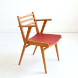 Vintage compass leg chair from the 1950s