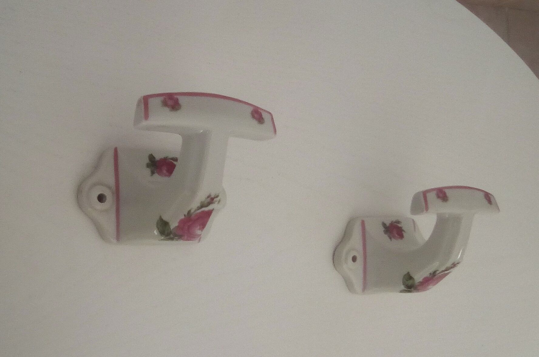 Pair of coat hooks old brothers Chapus limoges