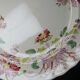 4 antique dessert plates Longchamp Daisies earthenware