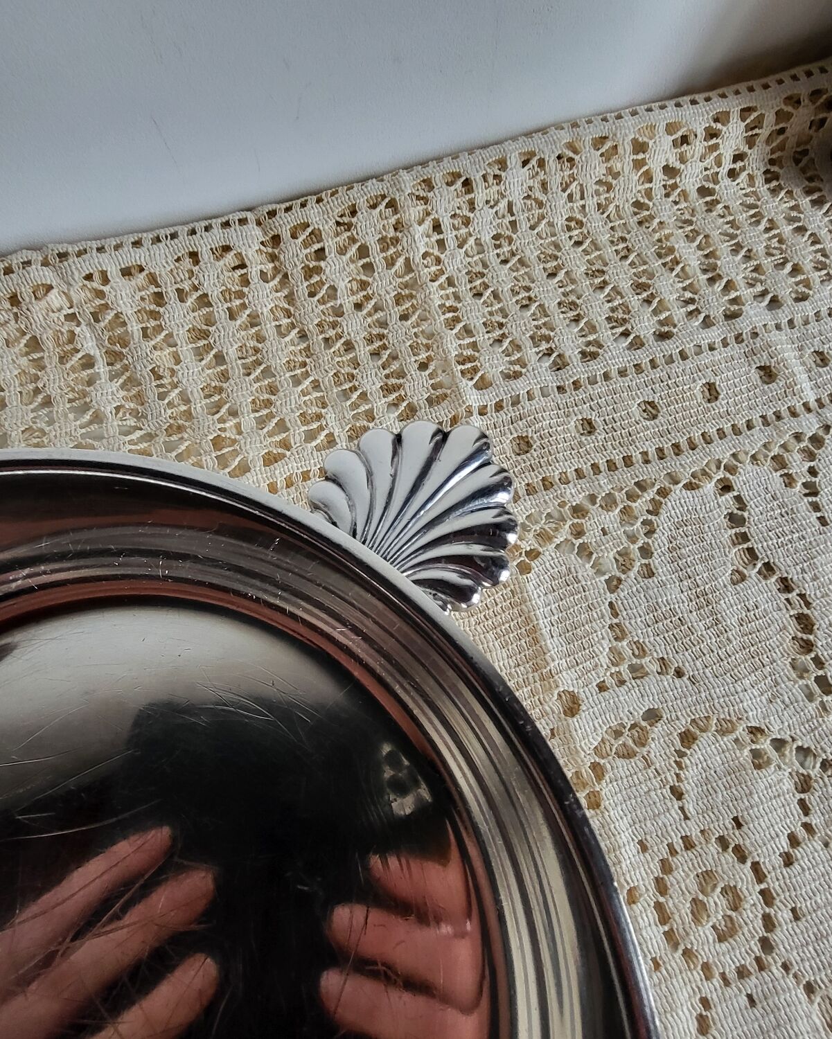 Silver-plated dish Meurgey Paris