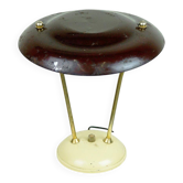 Lampe de table en laiton italien de milieu du siècle avec design réglable