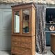 Louis Philippe wardrobe in solid pine (renovated)