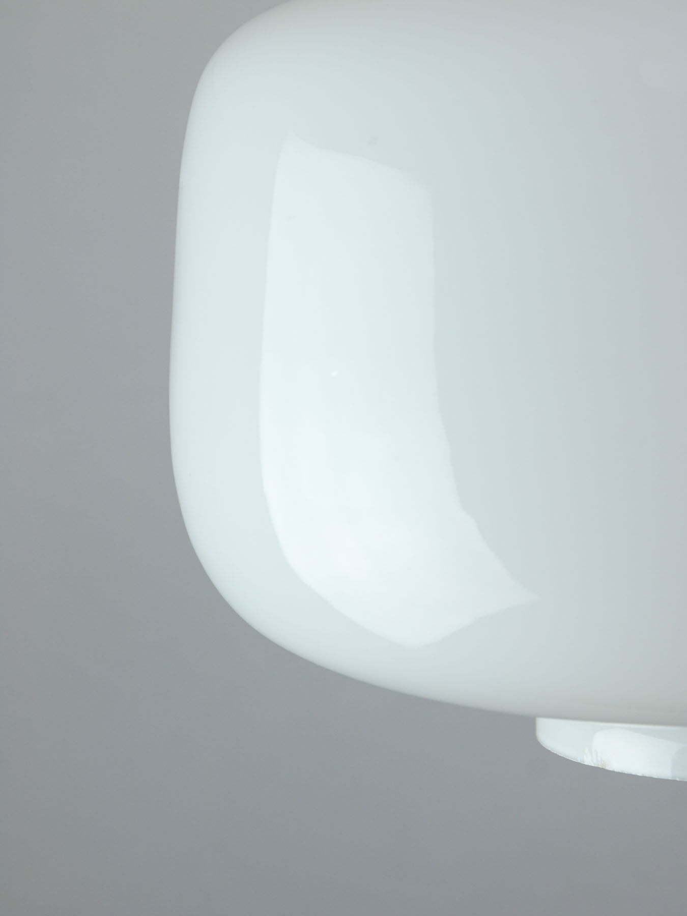 Mid-century opaline pendant lamp