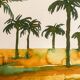 Tableau signé paysage Egypte « Lever de soleil sur le Nil »