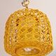 Suspension vintage rotin 60-70