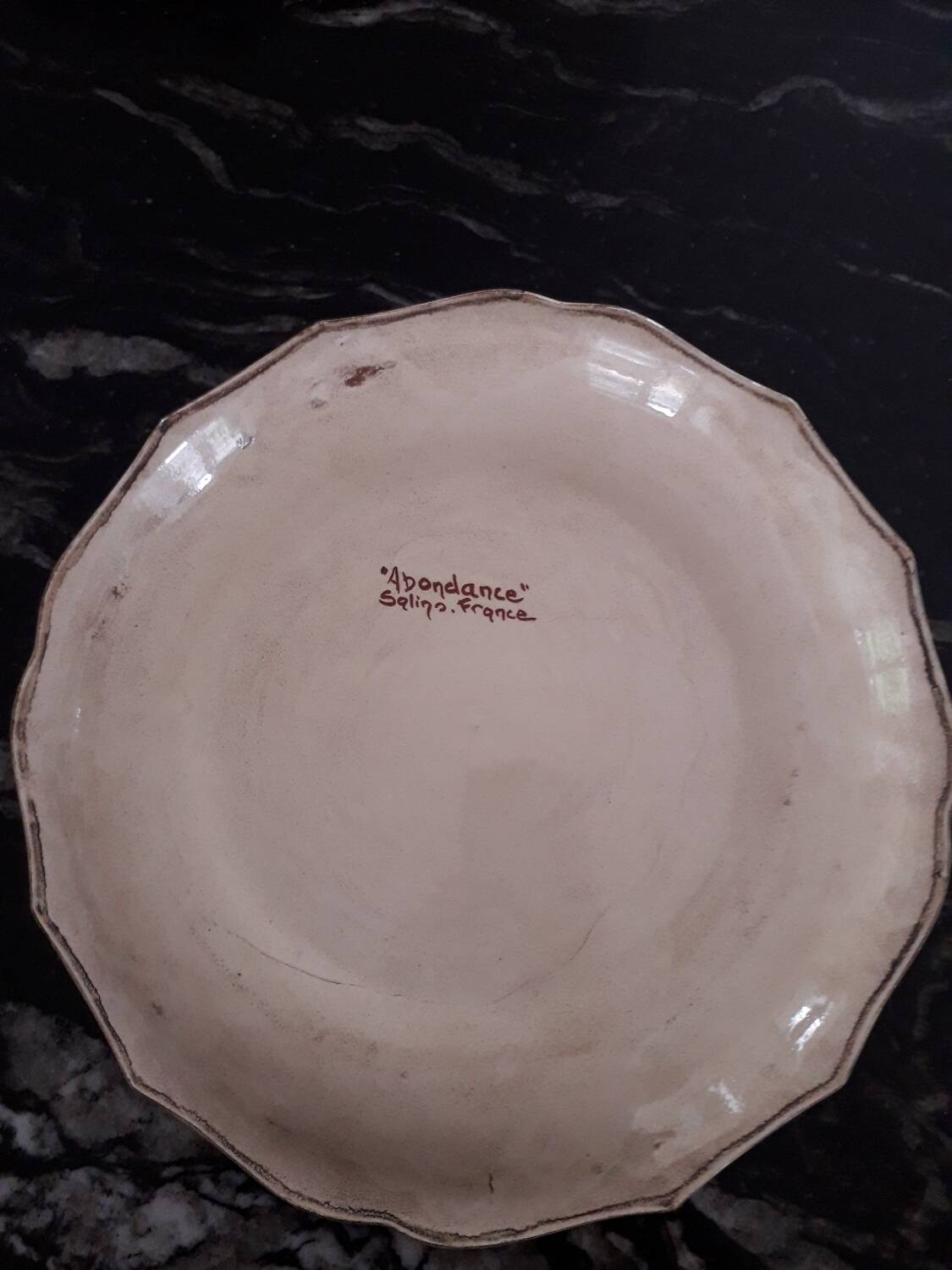 Salins France collection plates