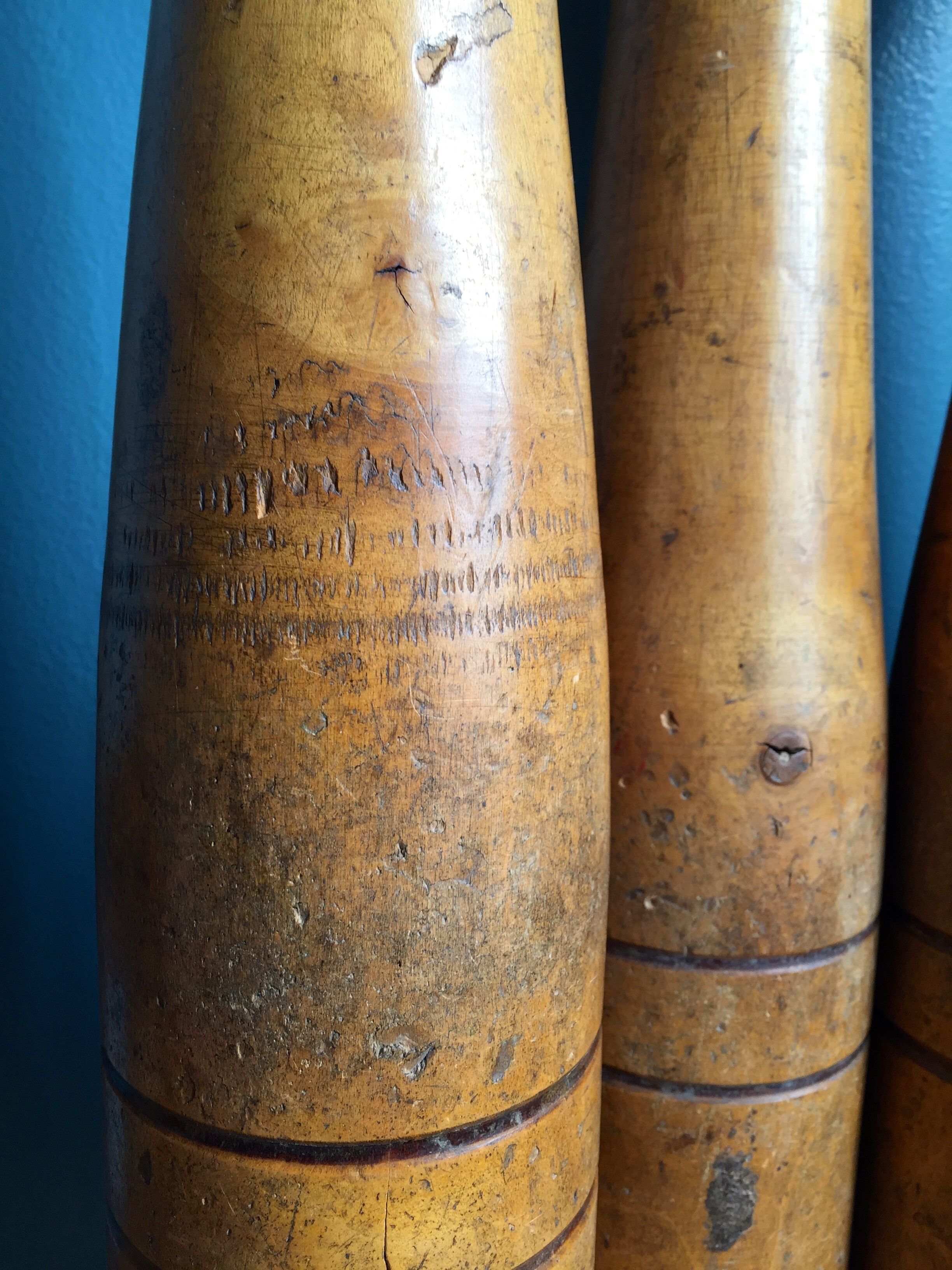 Old wooden keels 19th century French countryside