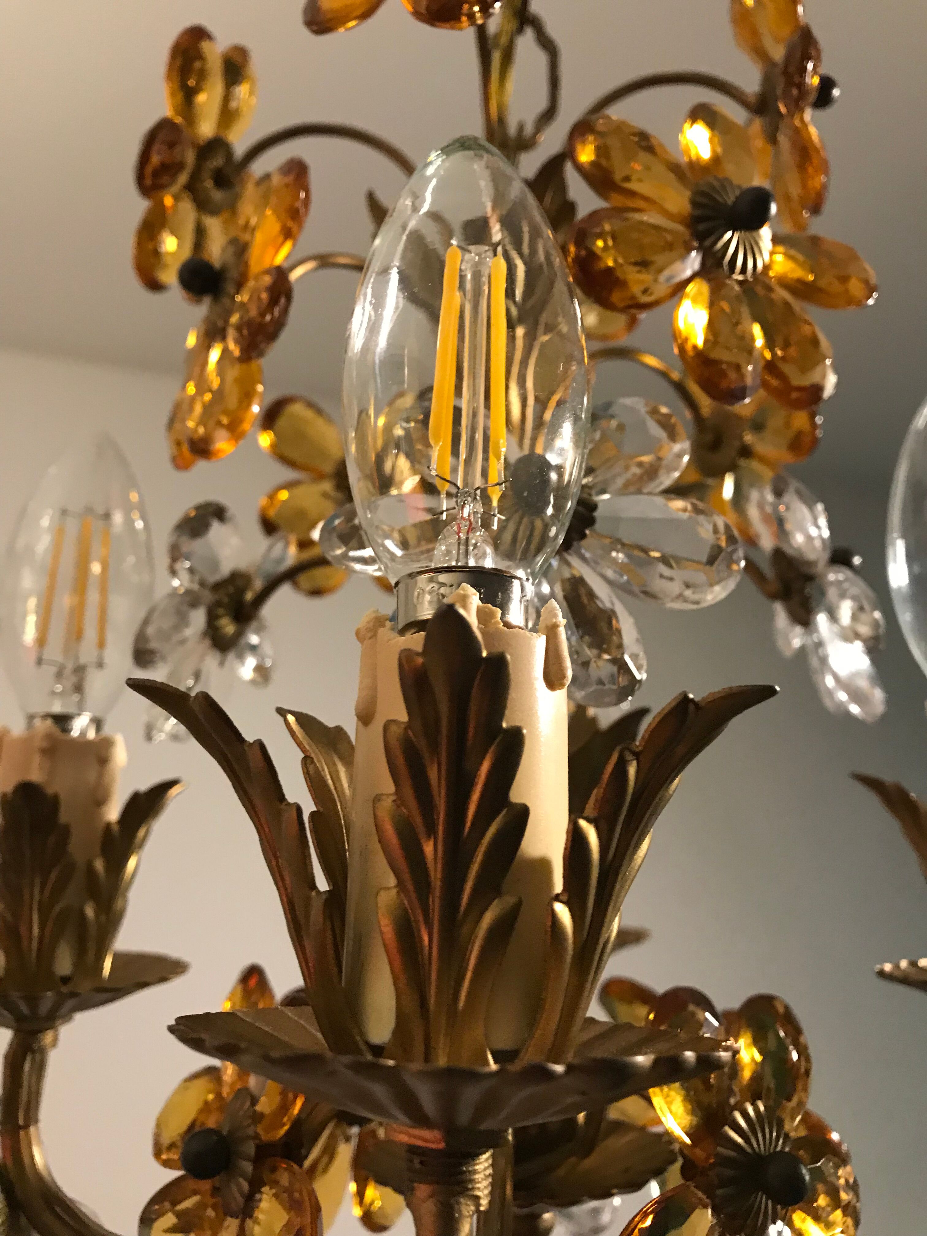 Murano crystal chandelier