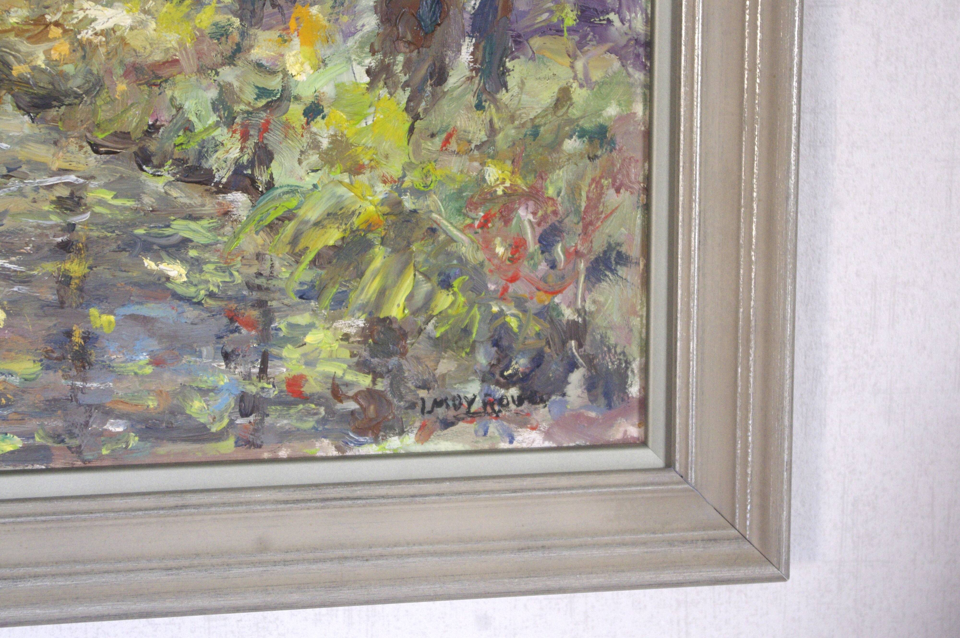 Oil painting on wood