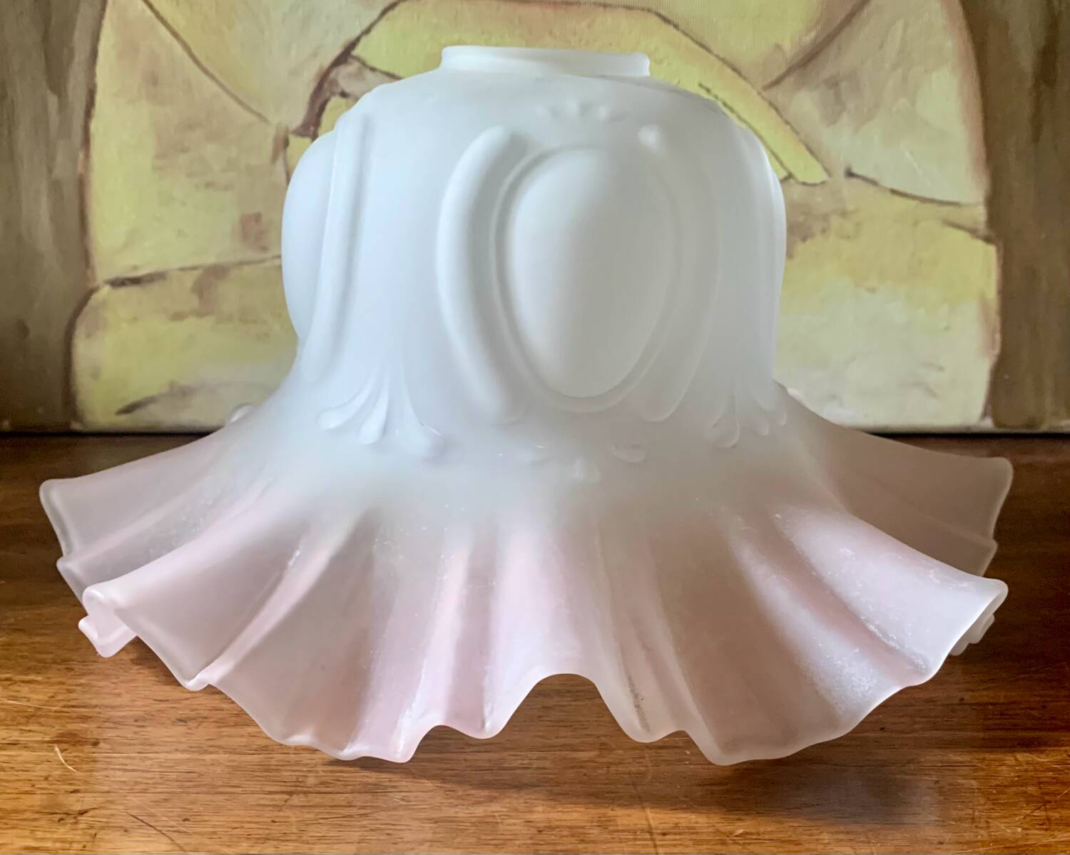 Large glass pendant light