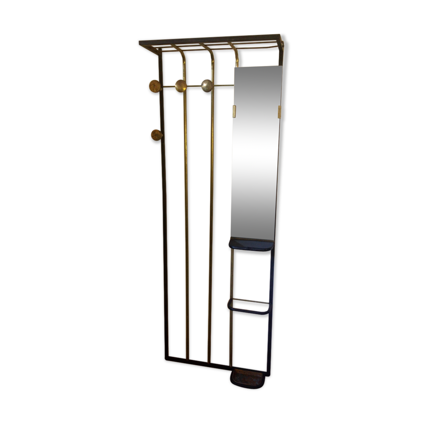 art deco coat rack