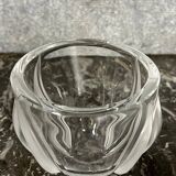 Lalique France: magnificent crystal tulip vase