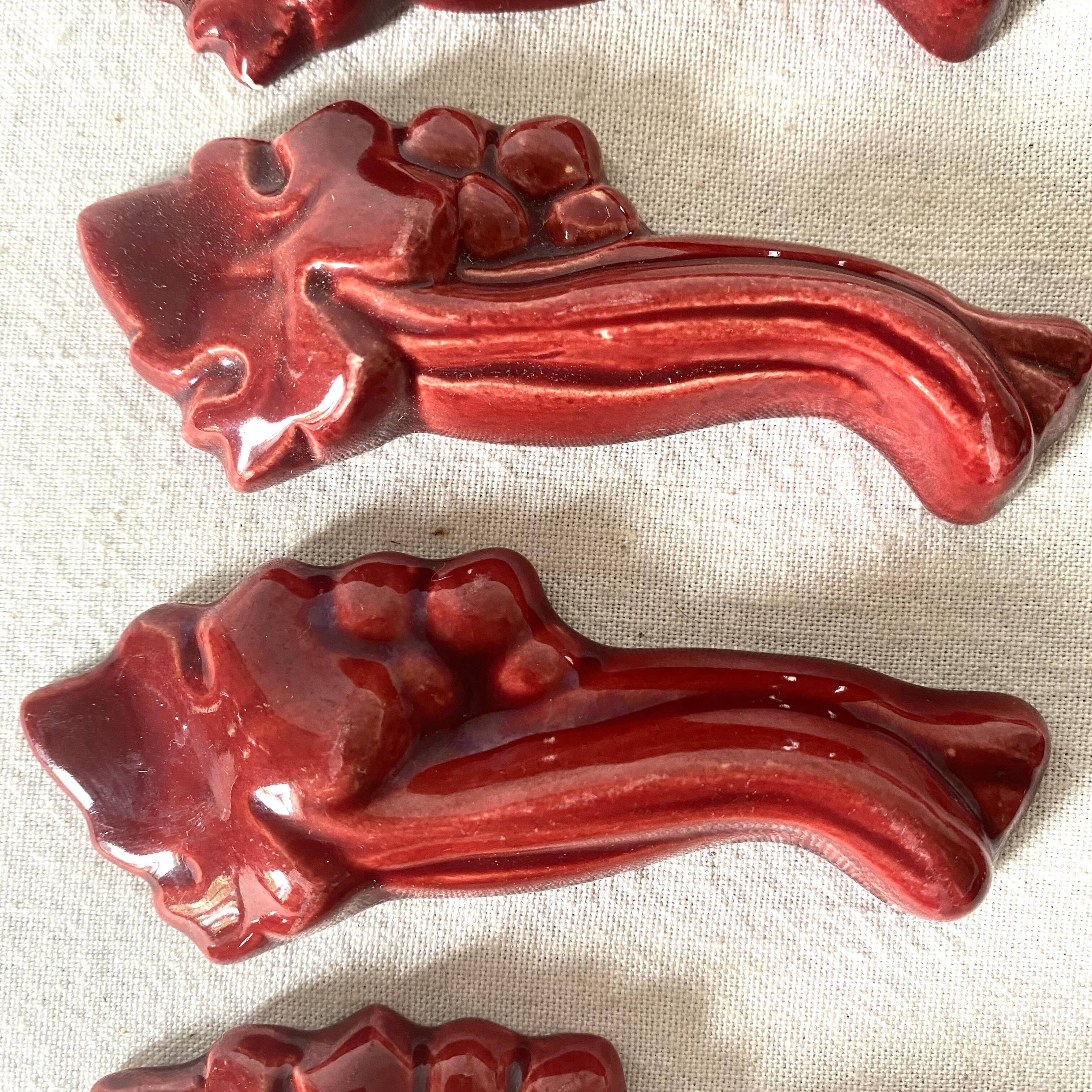 Old ceramic slip knife holder