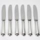 Christofle – 12 silver-plated dessert knives, Spatours model