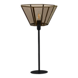 Table lamp with an old art deco type lampshade