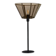 Table lamp with an old art deco type lampshade