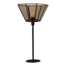 Table lamp with an old art deco type lampshade