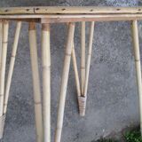 Round wicker table