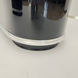 New York Desk in Black Lacquered Metal & Linoleum from Mauser, Germany, 1950