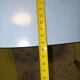 6 vintage formica blue yellow kitchen chairs