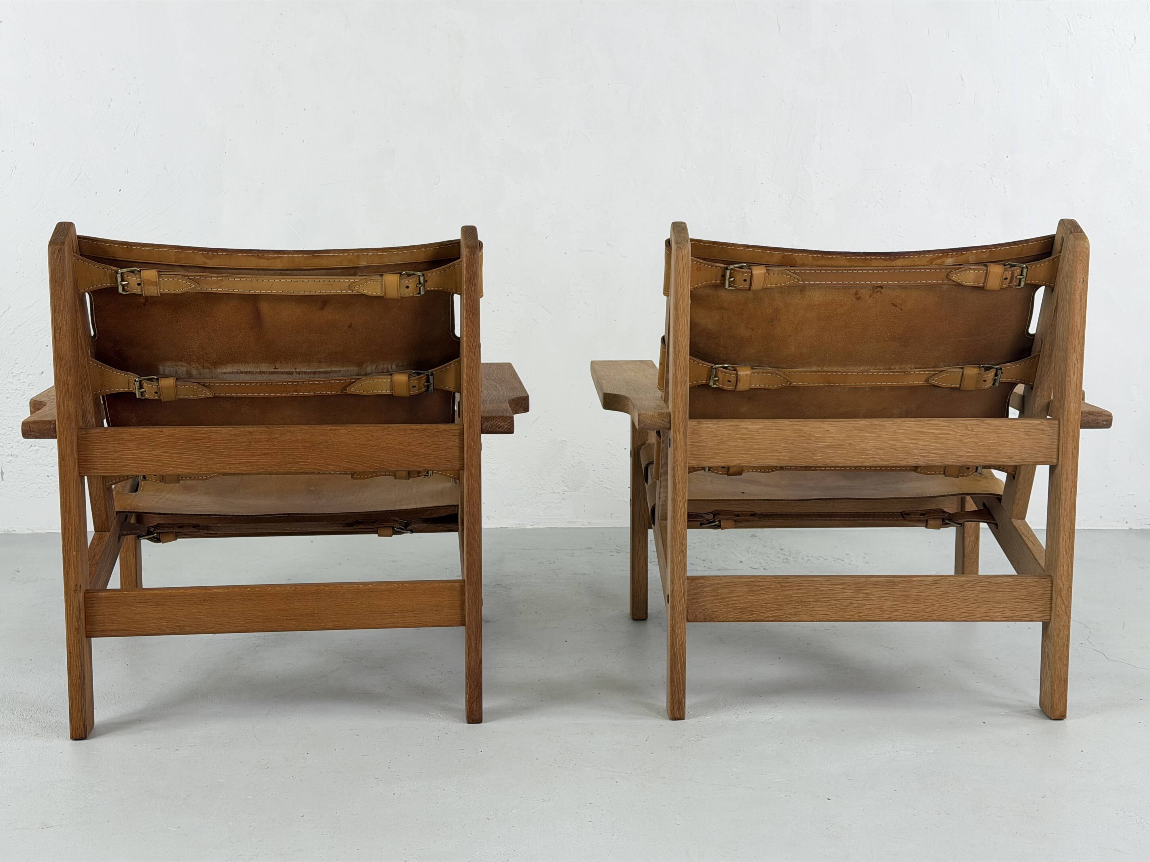 Armchairs model 168 "Jadtstol" by Kurt Østervig for KP Mobler - 1960s