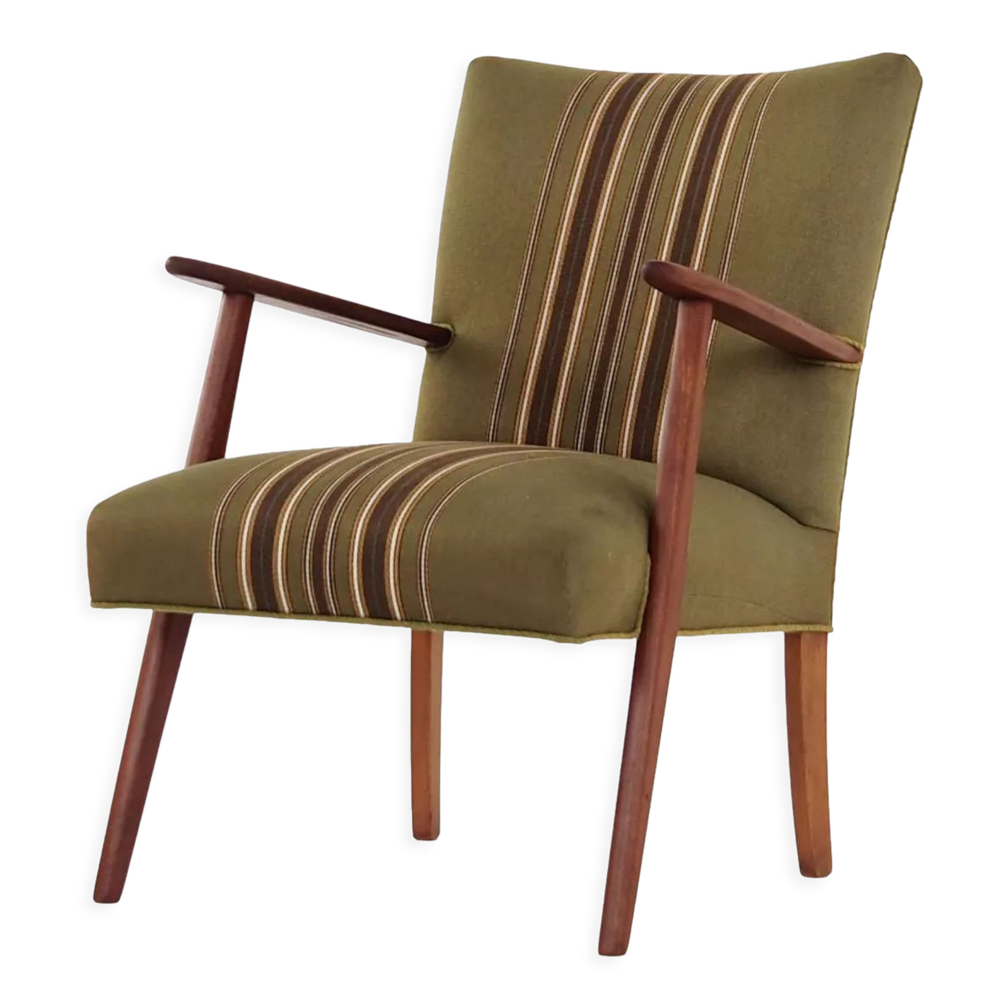 Armchair, teak construction, Scandinavian design of the 70s