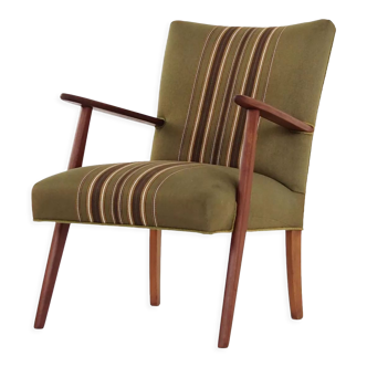 Armchair, teak construction, Scandinavian design of the 70s