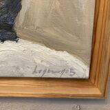 Omar Logang (1966), Huile sur toile représentant un Touareg