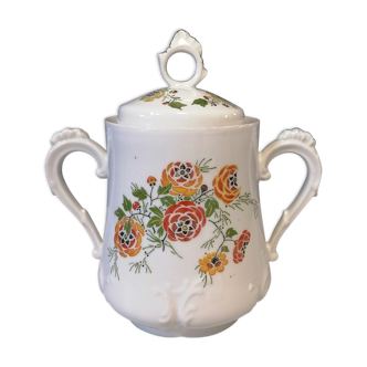 ceramic porcelain sugar bowl