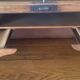 American desk with oak curtain