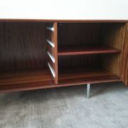 Rare row of wood and leatherette of the 60s 70s